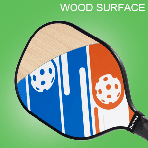 Pickleball Paddles Pickleball Set 7-ply Basswood Wooden Pickleball Rackets Set of 4 with 6 Balls and 1 Carry Bag, Pickleball Equipment for Beginner to Intermediate with Extra Edge Guard