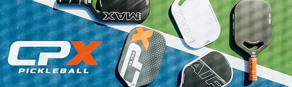 CPX Ultra Series Kevlar Friction Surface Pickleball Paddle - 16mm Polypropylene Honeycomb Core, Lightweight for Speed