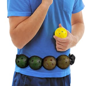 Pickleball Paddles Set of 4 with 4 Premium 9-Ply Basswood Paddles & 4 Pickleballs & 2 Handle Grips Tape & 2 Pickleball Belts & Carry Bag for Beginners Men Women Adults(New Version)