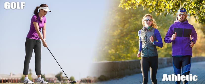 G Gradual Women's Pants with Deep Pockets 7/8 Stretch Ankle Sweatpants for Golf, Athletic, Lounge, Travel, Work