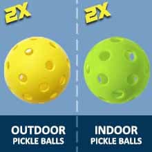 Pickleball Net Portable Outdoor Pickleball Net for Driveway 22ft Portable Pickle Ball Net Set with 4 Pickle Balls, Ball Holder, Lines Court Markers, Carrying Bag, 22ft Outdoor Pickle Ball Set with Net