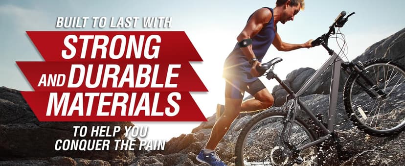 Sleeve Stars Tennis Elbow Brace for Women - Adjustable Tennis Elbow Strap, Golfers Elbow Brace for Men, Counterforce Brace for Tennis Elbow for Tendonitis Relief, Fits 9"-23" (Single/Black)