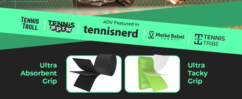 ADV Felttac Pickleball Grip Tape - Soft, Very Durable, Sweat Absorbing Pickleball Overgrip Tape - Dry & Comfortable Pickleball Paddle Grip Tape - Easy to Use & Easy to Install