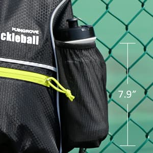 Mangrove Pickleball Bag, Men's & Women's Pickleball Backpack, Adjustable Sling Bag w/Fence Hook/Large Capacity/Safety Pocket