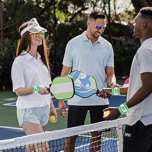 Pickleball Headband, Pickleball Golf Tennis Great Gift or for Your Sports or Team Wristband Sports Band Set Including Towel Wrist and Head Sweatbands
