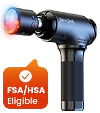 BOB AND BRAD Q2 Pro Mini Massage Gun with Heat and Cold Head,Pocket-Sized Deep Tissue Massager Gun,Portable Percussion Muscle Massager Gun, Ultra Small&Quiet Muscle Massage Gun, FSA and HSA Eligible