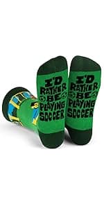 Lavley Funny Socks for Sports Fans, Players and Coaches - Gifts for Men, Women, and Teens