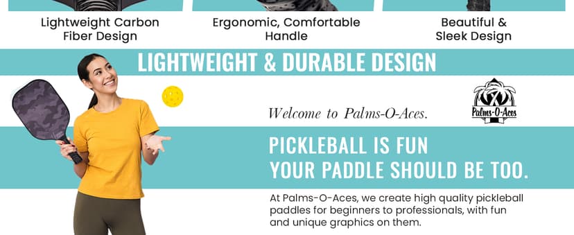 Carbon Fiber Pickleball Paddle - USAPA Approved - Lightweight Pickleball Racket - Enhanced Spin Texture – 16MM T700 Premium Graphite Pickleball Paddles - Cover Included
