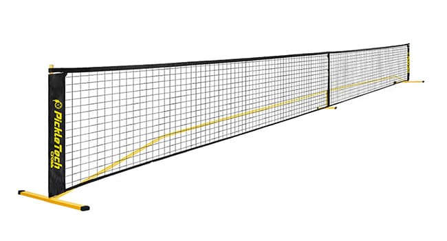 4.0 Slim Version 2in1 Portable Pickleball Nets Outdoor Game, 22ft 11ft Pickleball Net-USAPA Regulation Size-Half Court Pickle Ball Net System with Carrying Bag for Driveway