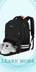 Ytonet Tennis Bag Tennis Backpack for Women Men 2 Rackets with Insulated Pocket Ventilated Shoe Compartment