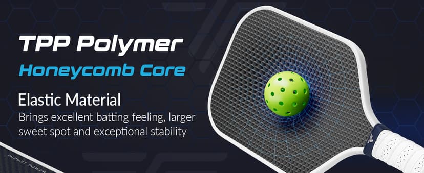 TENVINA Pickleball Paddles, Multi-Layer T700SC Textured Carbon Fiber Pickleball Paddle, 4-Types of Shapes and Thicknesses, USAPA Approved Pickle Ball Paddle, Strong Spin and Power Surface