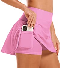 Stelle Women Tennis Skirt Golf Skorts Athletic High Waisted with Pockets Inner Shorts Sport Workout Pleated Pickleball