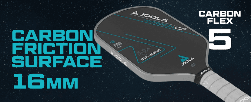 JOOLA Professional Pickleball Paddles – Charged Surface Technology for Power & Feel – Select Perseus or Hyperion Shape – Fully Encased Carbon Fiber – USAP Approved – Well Balanced w/Pop & Control
