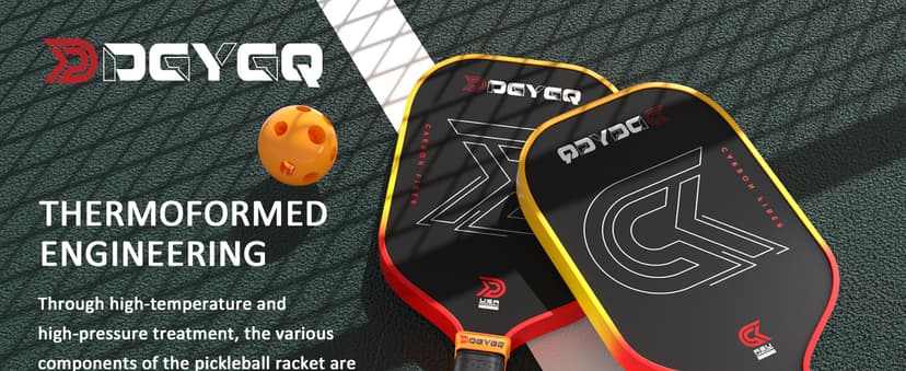 Pickleball Paddles - Professional Carbon Fiber Paddle with Honeycomb Core Pickleball Rackets - Lightweight Precision & Enhanced Shock Absorption for High Spin & Powerful Shots