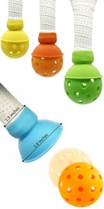 Portable Pickleball & Tennis Ball Collector - Pickleball Retriever Basket Carrier Gatherer Picker Hopper Container for Picking and Storage Training Tool for Ball