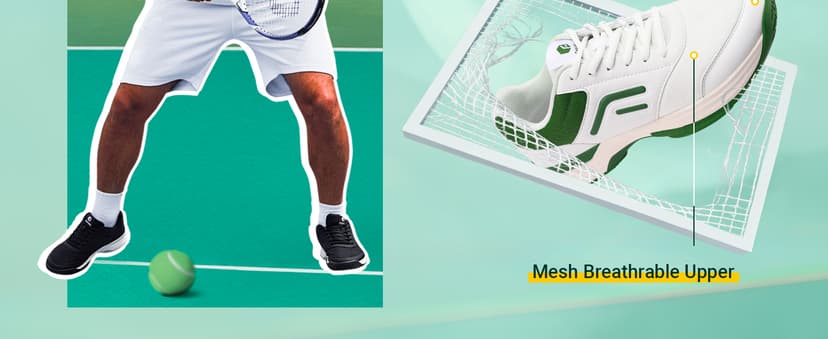 FitVille Wide & Extra Wide Pickleball Shoes Men Tennis Racquetball Squash Shoes for Men All Court with Arch Support-Tennis V3