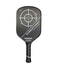 Engage Pursuit Pro MX 6.0 Pickleball Paddle – Elongated Shape, Raw T700 Toray Carbon Fiber Face, 16mm Control Pro “Black” Core