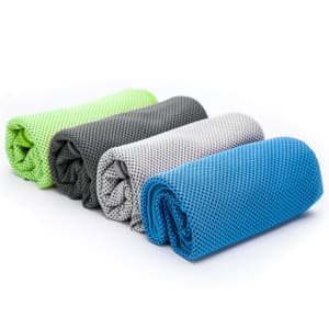 Pickleball Paddles, Pickleball Set with 4 Premium Wood Pickleball Paddles, 4 Pickleball Balls, 4 Cooling Towels & Carry Bag, Pickleball Rackets with Ergonomic Cushion Grip, Gifts for Men Women