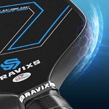 Pickleball Paddles Set of 2 USAPA Approved T700 Raw Carbon Fiber Pickleball Paddle, Friction Surface Pickleball Rackets with 4 Balls 1 Pickleball Bag, Pickle Ball Paddle Set for Men and Women