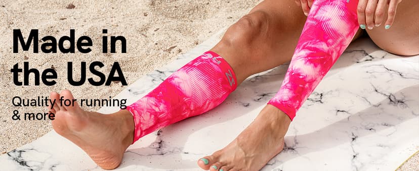 Zensah Running Leg Compression Sleeves - Shin Splint, Calf Compression Sleeve Men and Women