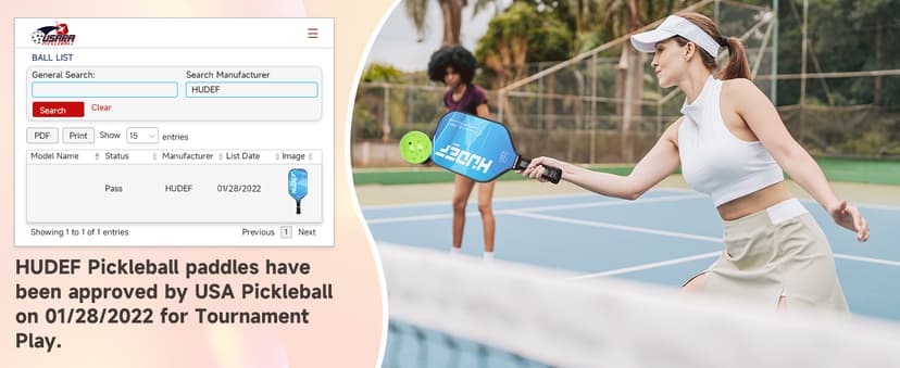 Pickleball Paddle USAPA Approved, Lightweight Carbon Fiber Face and Polypropylene Honeycomb Core Pickleball Racket with Cover, Elongated Handle and Cushion Comfort Grip Pickle Ball Paddle