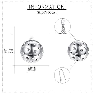 Sterling Silver Hypoallergenic Pickleball, Clarinet, Hockey, Basketball, Baseball, Roller Skating Earring - Music and Sport Jewelry Gifts for Women, Mother, Sport Lover