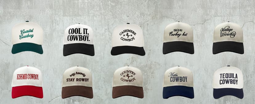 Funky Junque Vintage Canvas Snapback Hat - Adjustable 2 Tone Cap for Men Women - Put It On My, Cowboy, Girl Dad, Funny