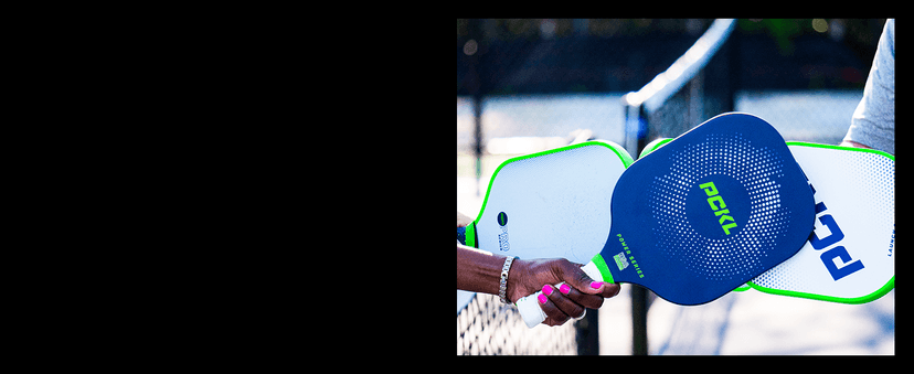 PCKL Pickleball Paddle Pro Series and Power Series | USA Pickleball Approved | Graphite Carbon Face | Edgeless Design | Choose Blue or White Pickleball Paddle