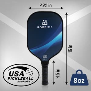 Portable Pickleball Set with Net | 4 USAPA Approved Graphite Paddles, Duffle Bag, Regulation Size Pickleball Net System, Assembly Manual, 8 Outdoor Pickleball Balls and Carry Bag