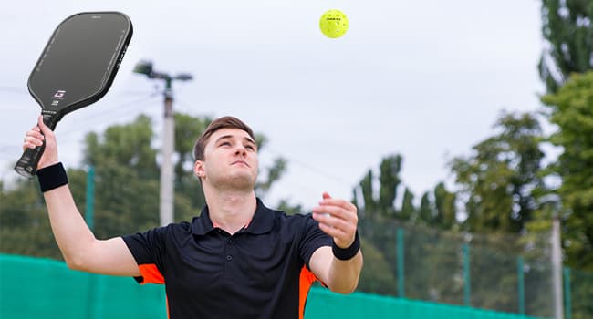 GARYE Pickleball Paddles, 16MM T700 Thermoformed Raw Carbon Fiber Pickleball Paddle, Great Grit & Spin, USAPA Approved PRO-XL Pickle Ball Rackets Set with Power, Control and Balance, 1 Cover