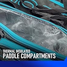 JOOLA Tour Elite Pickleball Bag - Backpack & Duffle Bag for Pickleball Paddles & Accessories - Holds 4+ Paddles - Includes Fence Hook - Choose from Multiple Colors.