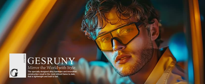 Polarized Sport Sunglasses for Men and Women, Lightweight TR90 Sun Glasses with UV Protection for Cycling Running