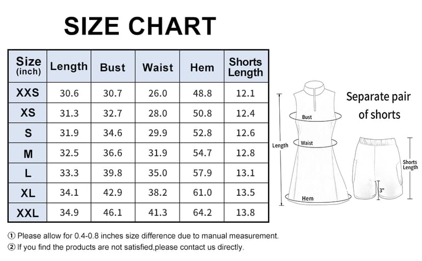 Tennis Dress for Women, Tennis Golf Dresses with Built in Shorts and Pockets for Sleeveless Workout Athletic Dresses