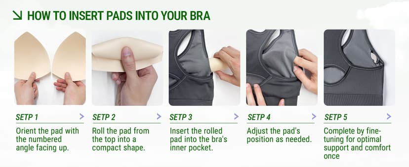 FITTIN Racerback Sports Bras for Women - Padded Seamless Support Bra for Yoga Gym Workout Fitness