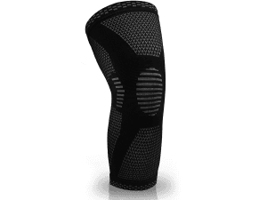 POWERLIX Knee Compression Sleeve - Best Knee Brace for Men & Women – Knee Support for Running, Basketball, Weightlifting, Gym, Workout, Sports, (Black, Large)