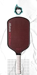 Professional Pickleball Paddles - Pro Line Energy USAPA Approved Pickleball Racket with Elongated Grip for Double-Handed Backhand - Dynamic Aramid-Carbon Fiber Surface Paddle by Pickleball Apes