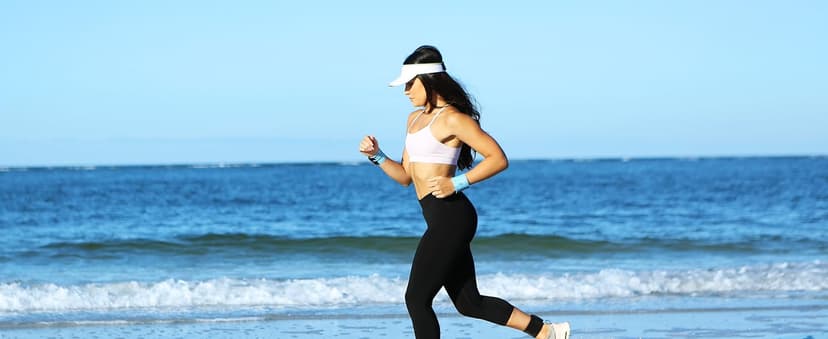 SAAKA Sport Visor for Women. Soft, Stretchy, Lightweight & Adjustable. Running, Tennis, Golf & Sports.