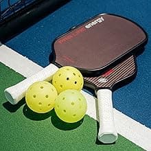 Professional Pickleball Paddles - Pro Line Energy USAPA Approved Pickleball Racket with Elongated Grip for Double-Handed Backhand - Dynamic Aramid-Carbon Fiber Surface Paddle by Pickleball Apes
