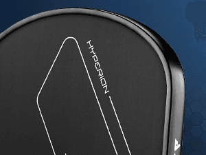 JOOLA Ben Johns Hyperion Pickleball Paddle - Carbon Surface & Sure-Grip Elongated Handle - Increased Power and Spin - Carbon Fiber Pickleball Paddle - Honeycomb Polypropylene Core - USAPA Approved