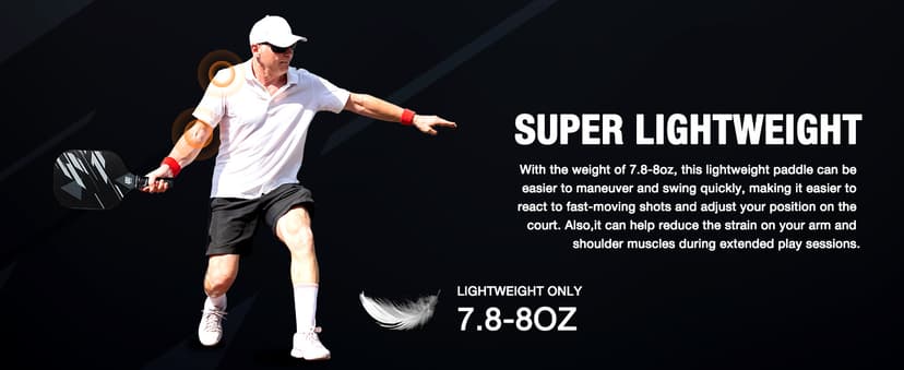 niupipo Pickleball Paddles Set of 2/4, USAPA Approved Lightweight Pickleball Rackets, Durable Fiberglass Surface with Polypropylene Honeycomb Core, Cushion Grip and Carry Bag