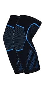 Arm Supports Sleeve,Elbow Compression Sleeve(1 Pair),Tennis Elbow Braces for Tendonitis and Tennis Elbow,Arm Supports golfer,tennis elbow relief for women & men,elbow sleeve for weightlifting