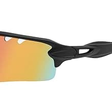 Polarized Sports Sunglasses with 5 Interchangeable Lenses for Men Women Softball Baseball Pickleball Cycling Glasses