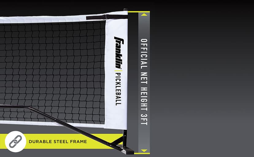 Franklin Sports Portable Outdoor Pickleball Net - Regulation Size 22' Foot Net with Travel Bag