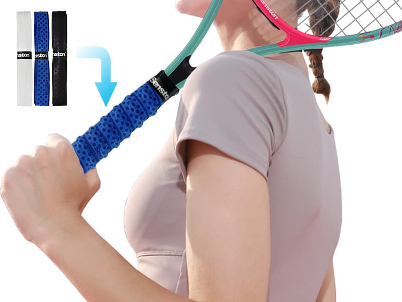 Senston New Rackets Grip Anti Slip Perforated Super Absorbent Tennis Overgrip Badminton Overgrip Pickleballs Overgrip