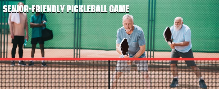 BAGAIL Portable Pickleball Net Set with Wheels, 22 FT Regulation Size & 11 FT Half Court Size 2-in-1 Pickle Ball Net with Ball Collector, Carry Bag, 4 Pickle Balls, Easy Setup for Outdoor Indoor