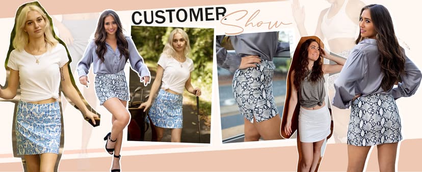 Ekouaer Women's Active Performance Skort Lightweight Skirt for Running Tennis Golf Workout Sports