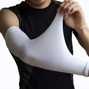 UV Sun Protection Arm Sleeves for Men & Women - Tattoo Cover Up - UPF 50 Cooling Sleeve for Golf, Cycling