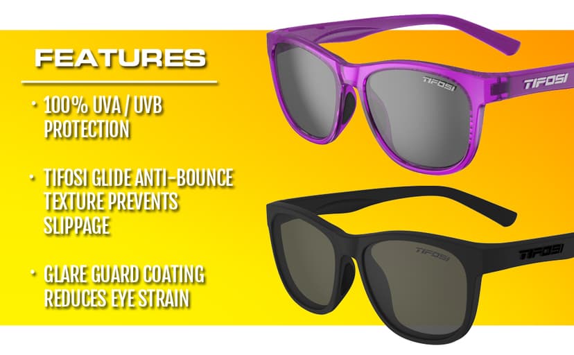 Swank Sport Sunglasses - Tangle Free - Ideal For Cycling, Golf, Hiking, Pickleball, Running and Great Lifestyle Look