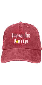 NVJUI JUFOPL Embroidered Pickleball Hat for Men Women, Funny Baseball Cap