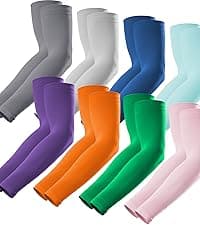 GOUNOD Sun Protection Cooling Compression Arm Sleeves For Men - Gardening Outdoors Sports Workouts volleyball arm sleeves